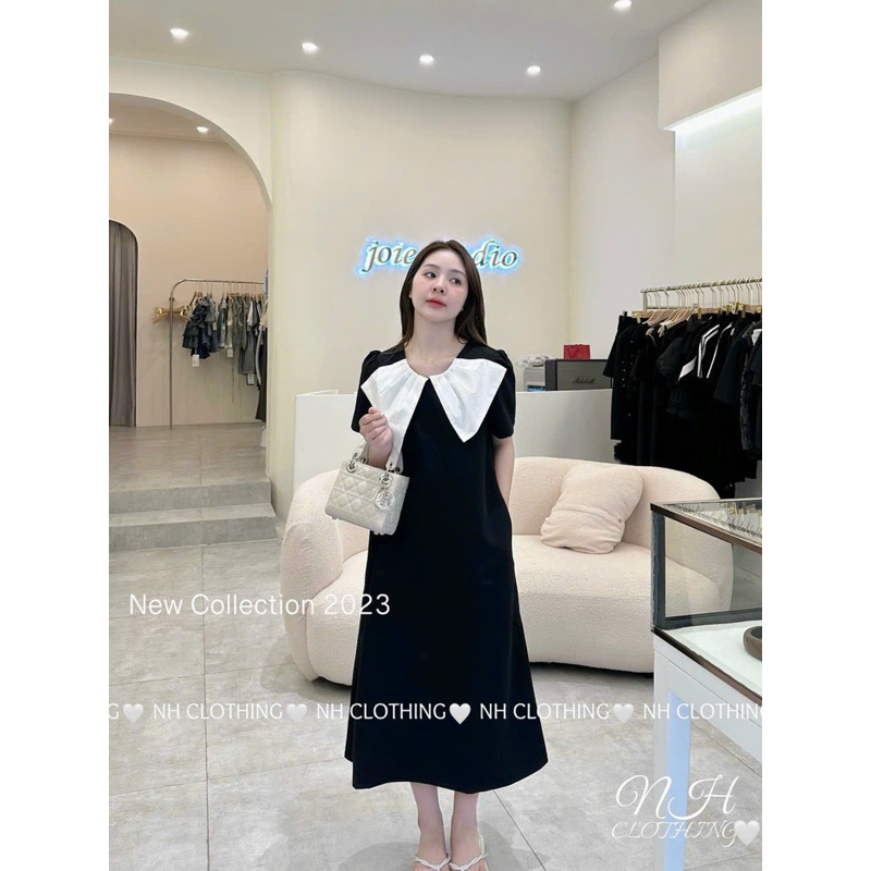 Váy nơ cổ sm