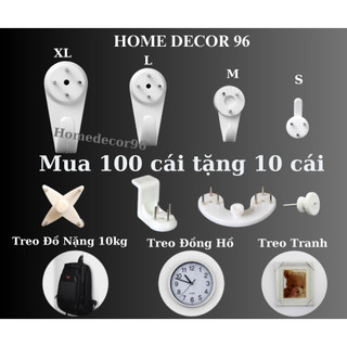 Đinh 3 Chân 4 Chân Treo Tranh Treo Khung Ảnh, Móc Treo Đa Năng Không Cần Khoan Tường, Chịu Lực 3-7Kg
