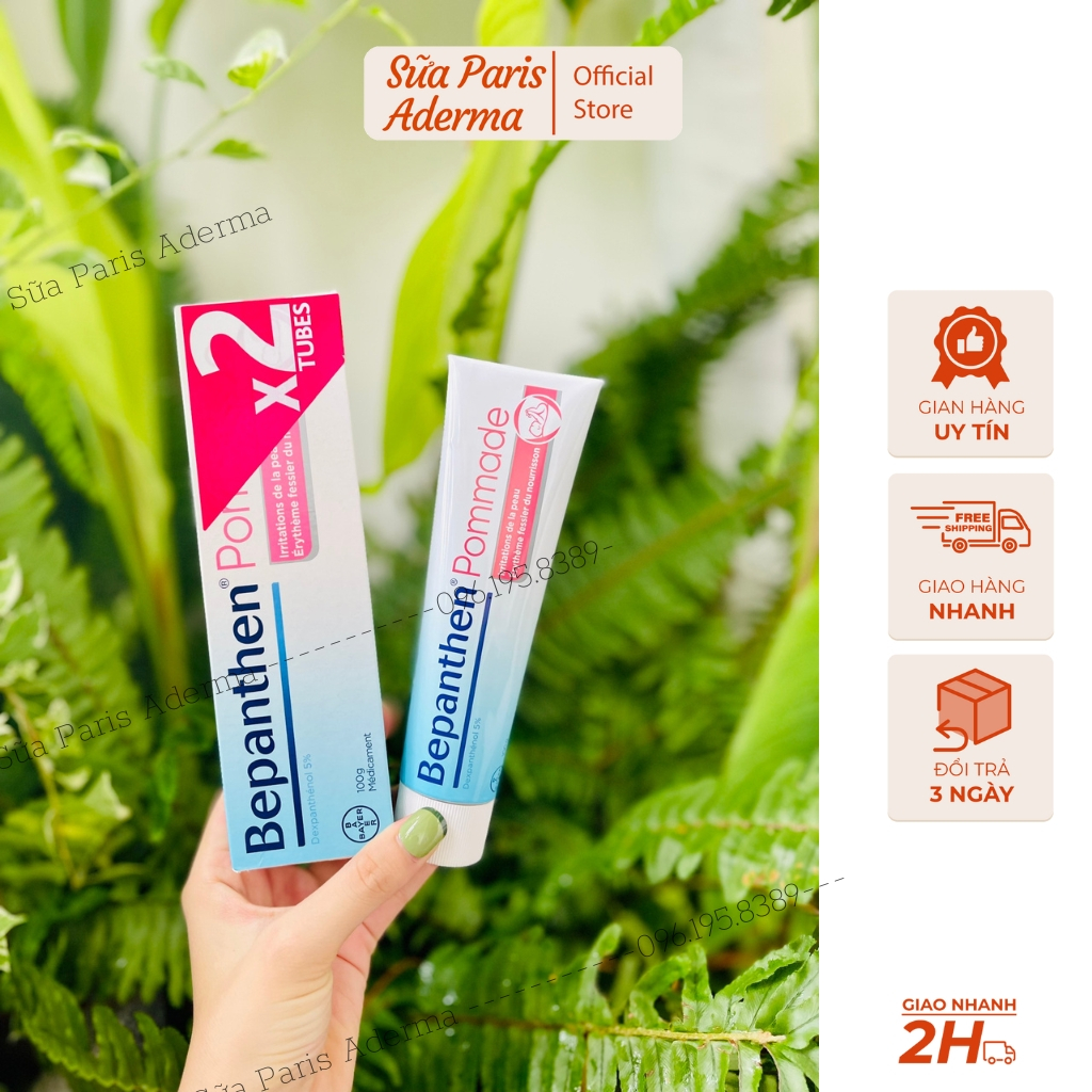 Kem hăm Bepanthen pommade 100gr - hàng nội địa pháp - benpanthen_Sữa Paris Aderma