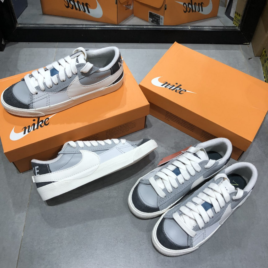 Giày Blazer Low '77 Jumbo SE Grey Thể Thao Thời Trang Nam Nữ Có Sẵn FJ5467 077