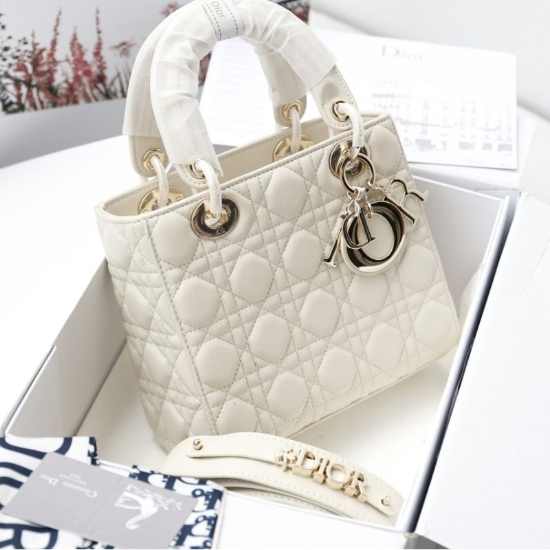 Túi Dio Lady 5 Ô Da Lì Tag Vàng Full2Box Nam Châm Spsl