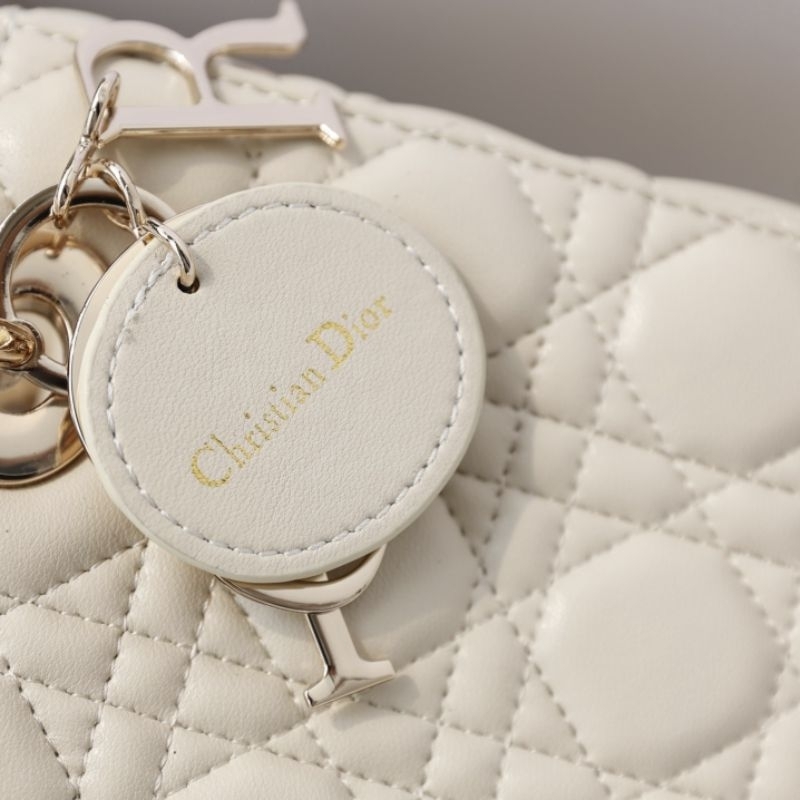 Túi Dio Lady 5 Ô Da Lì Tag Vàng Full2Box Nam Châm Spsl