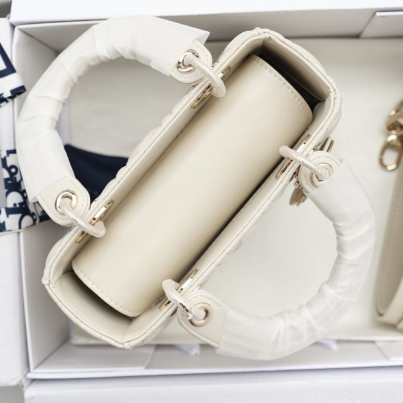 Túi Dio Lady 5 Ô Da Lì Tag Vàng Full2Box Nam Châm Spsl