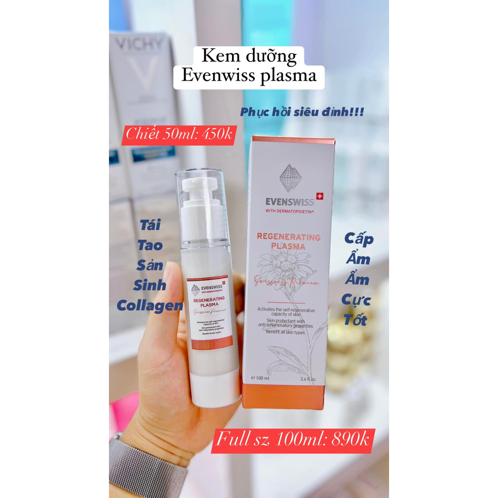 Huyết Tương Plasma Evenswiss Phục Hồi Da