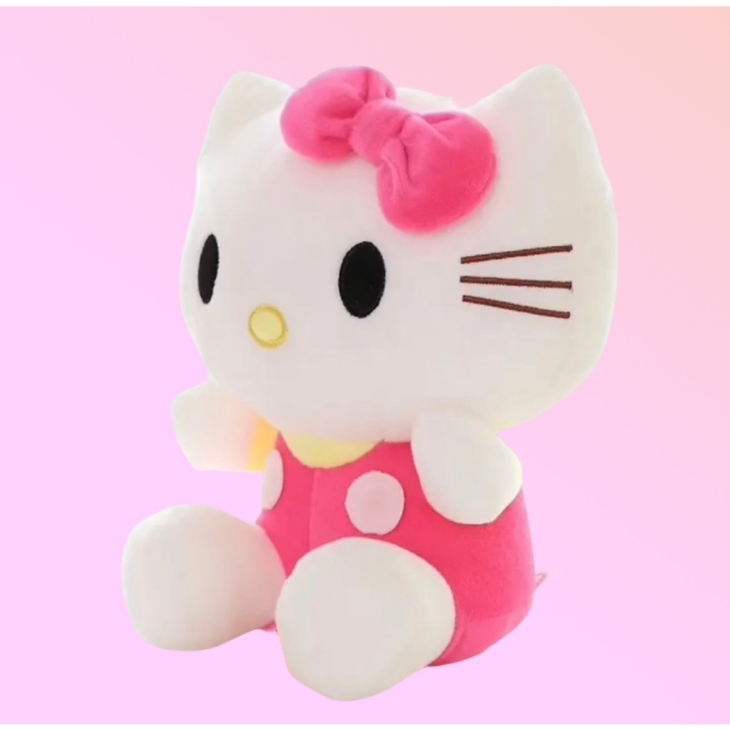 Gấu bông Doraemon và Helokitty to DRM 70 cm + KT 56 cm hình thú mềm mịn siêu dễ thương cho bé  .