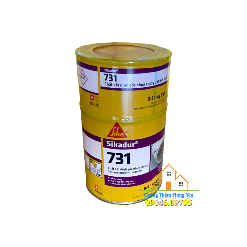 Sikadur 731-Keo cấy thép 2 thành phần Bộ 1kg