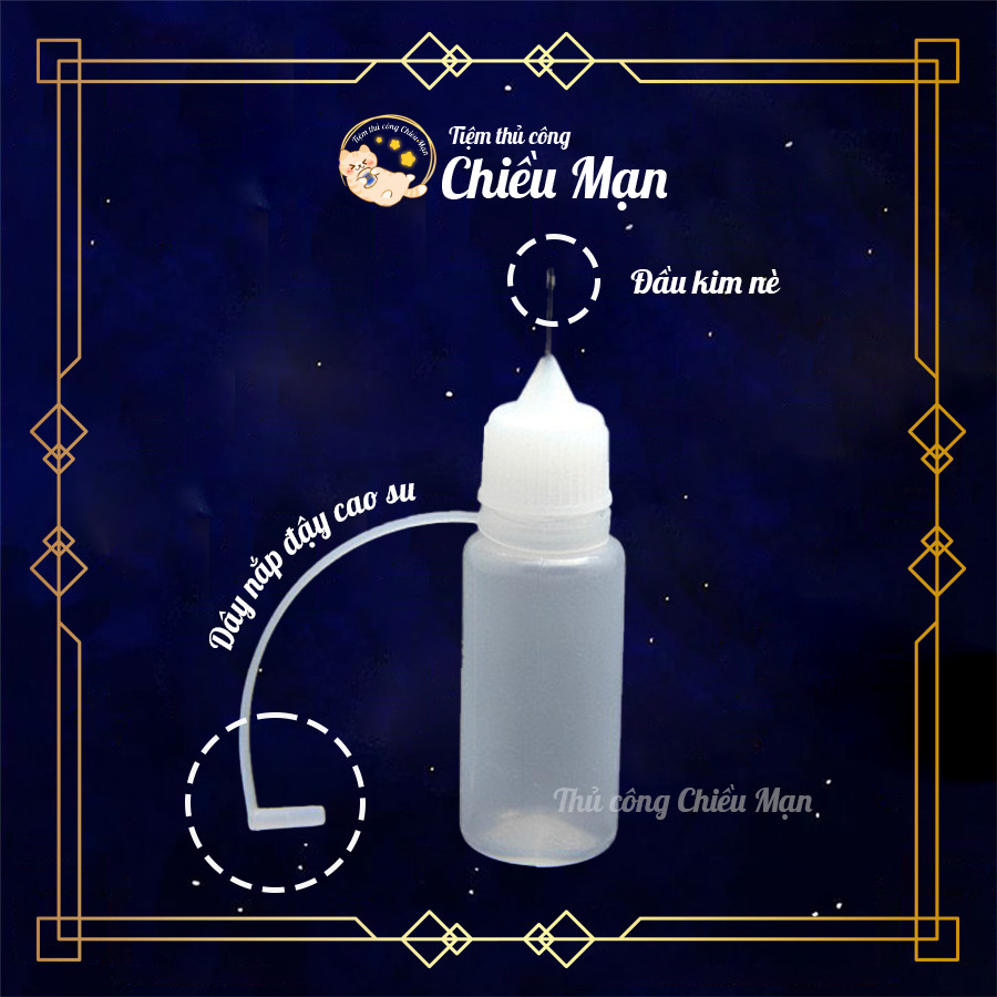 Lọ đầu kim có nắp 10ml, thay có ngòi thay thế 50ml