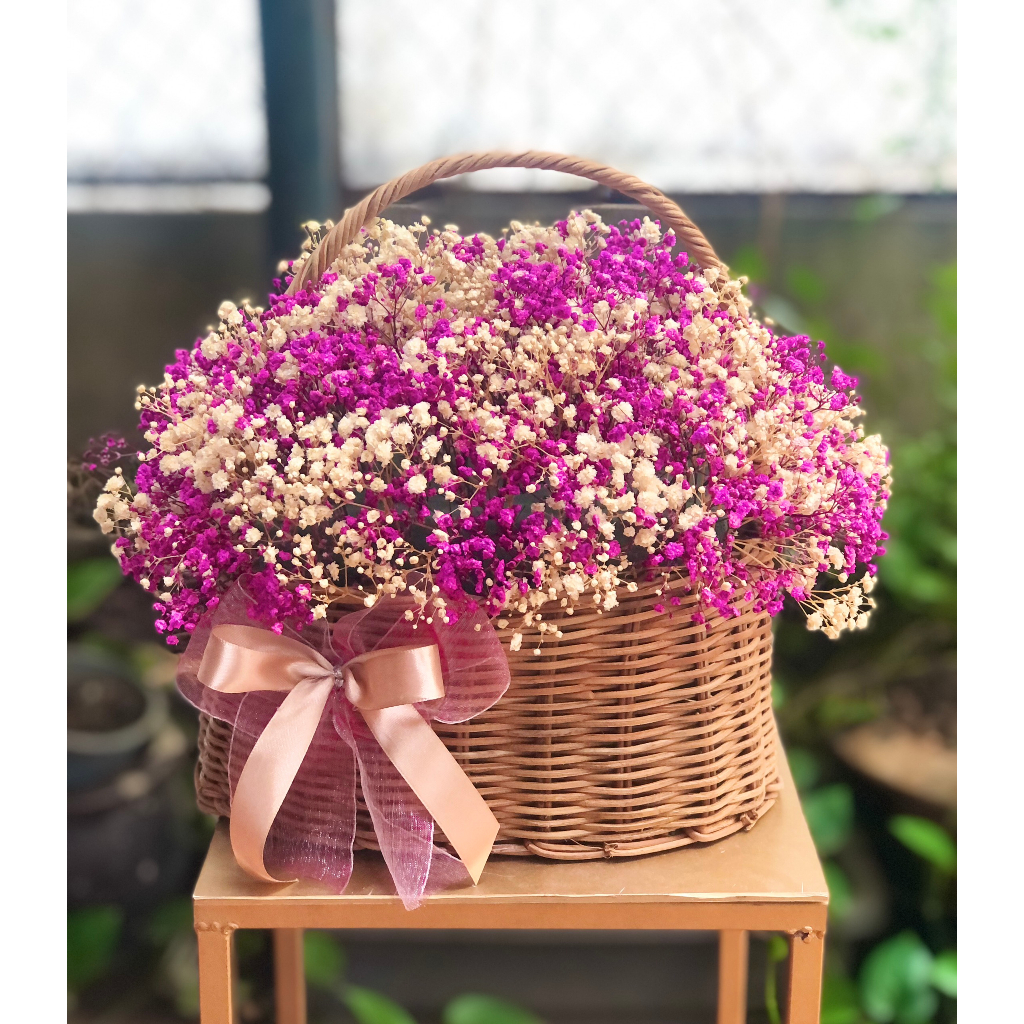 Giỏ Mây Cắm Hoa, Đựng Trái cây Làm Quà Tặng