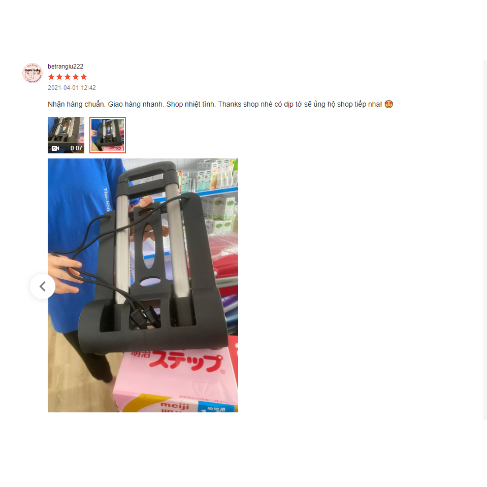 Xe kéo hàng đa năng gấp gọn tải trọng 60kg khung thép, kéo hàng tiện ích cho gia đình, văn phòng