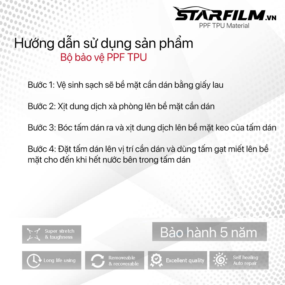 Toyota Fortuner 2023 PPF TPU nội thất chống xước tự hồi phục STARFILM