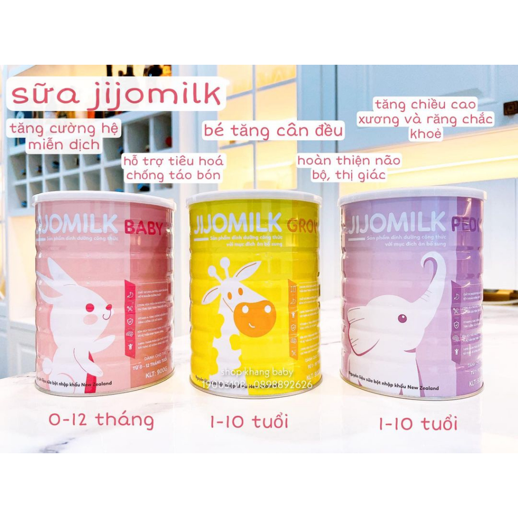 Sữa jijomilk cao cấp lon 900g - Shop Khang Baby