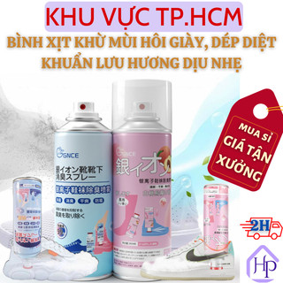 Bình xịt khử mùi giày, tất công nghệ Nano bạc Nhạt Bản, hiệu quả ngay lần xịt đầu tiên, khử khuẩn 99%, lưu hương dịu nhẹ