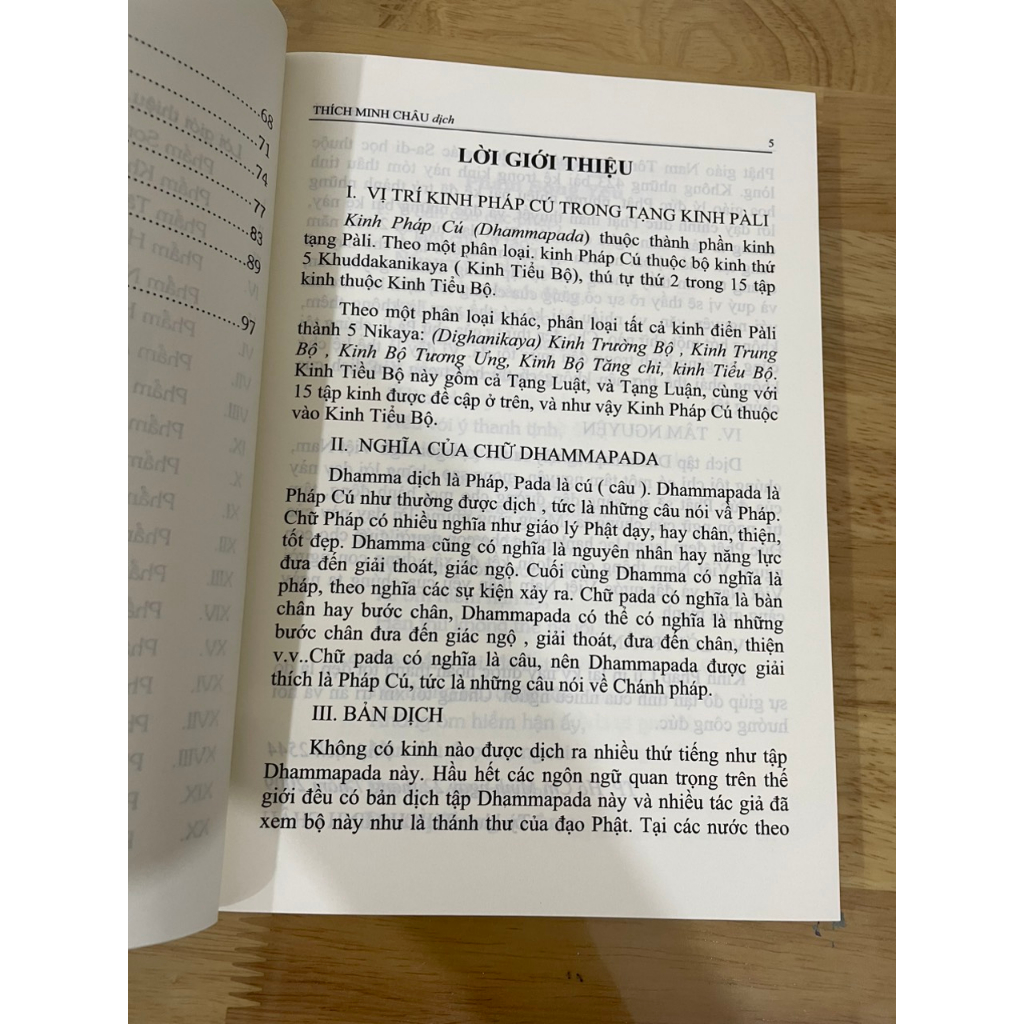 Sách - Kinh Pháp Cú