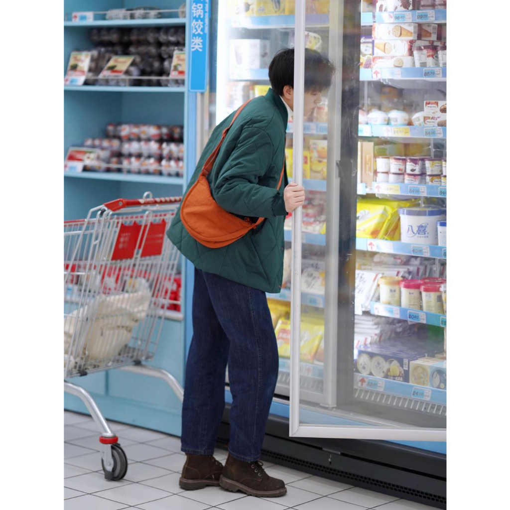 Túi Đeo Chéo Mino Bao Tử Vải Canvas Xách Tay Kẹp Nách Thời Trang Cá Tính