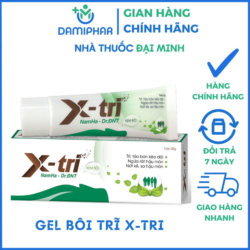 Kem Bôi X-Tri Tuýp 20g - Hỗ Trợ Giảm Ngứa, Nóng Rát Do Trĩ