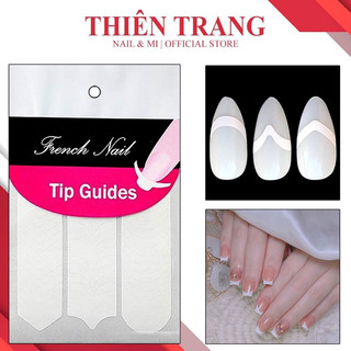 Hình dán french nail- dán viến móng - tạo viền móng nail - phụ kiện dán viền móng