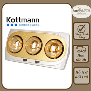 (HÀNG CHÍNH HÃNG) Đèn sưởi nhà tắm gắn tường Kottmann K3B-H