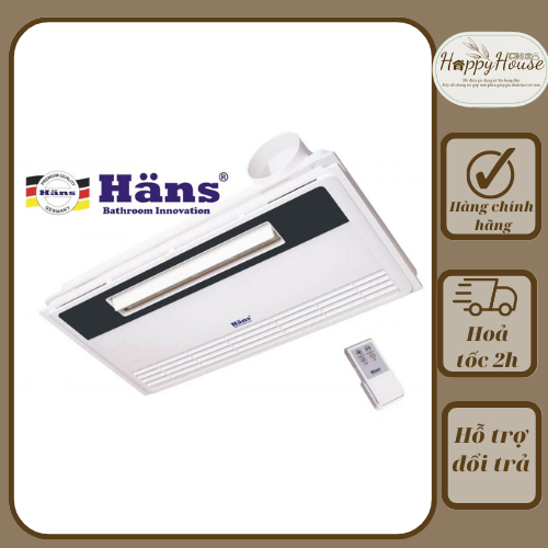 (HÀNG CHÍNH HÃNG) Quạt mát âm trần tích hợp thông gió HANS – H20R