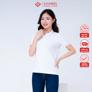 Áo Thun Polo Nữ SANDBOX Thời Trang Có Cổ Đẹp Thiết Kế Trơn Basic Trẻ Trung(APC23001)