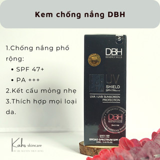 Kem chống nắng dbh egf uv shield spf47+ pa+++
