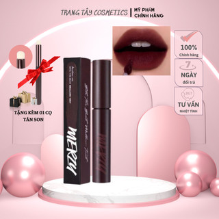 Son kem lì Merzy Bite The Beat Mellow Tint 4g-M4 Bian Rose: đỏ mận