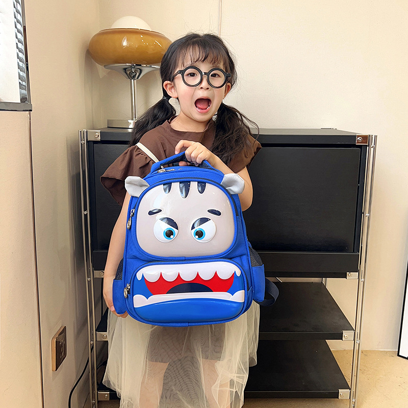 Balo mầm non cặp cho bé trai gái đi học mẫu giáo in 3d ngộ nghĩnh đáng yêu vải oxford cao cấp 1330