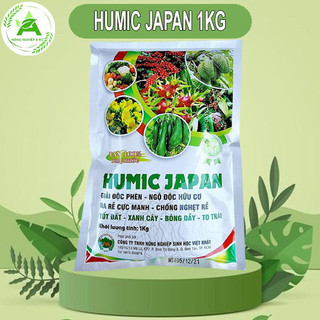 Phân bón humic japan 1kg tăng trưởng siêu tốt cây trồng aa36 aau