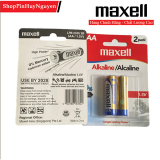 Pin AA Maxell alkaline vỉ 2 viên - Chính hãng