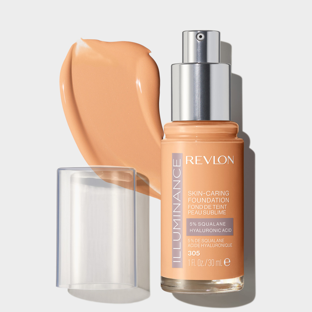 Kem Nền Chăm Sóc Da Illuminance™ - REVLON ILLUMINANCE SKIN-CARING FOUNDATION 5% SQUALENE HYALURONIC ACID