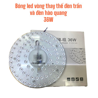 Bóng vòng led nam châm thay thế đèn trần và đèn hào quang 18w-24w-36w