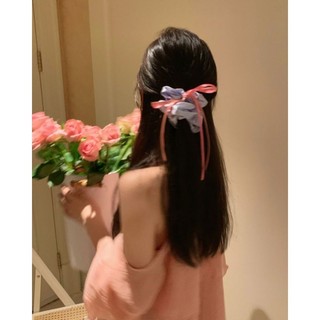 Cột Tóc Scrunchies Vải Lụa Thắt Nơ Nữ Tính - COT1241 - Bcorner