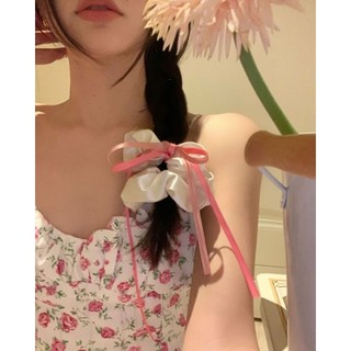 Cột Tóc Scrunchies Vải Lụa Thắt Nơ Nữ Tính - COT1241 - Bcorner