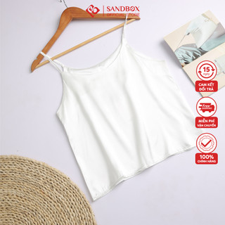 Áo Hai Dây SANDBOX Lụa Satin Cao Cấp Mềm Mịn, Thoáng Mát, Thanh Lịch Mặc Nhà, Mặc Trong Áo Vest, Blazer