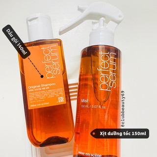 Xịt dưỡng tóc Mise en Scene Perfect Serum Mist 150ml phục hồi tóc hư tổn