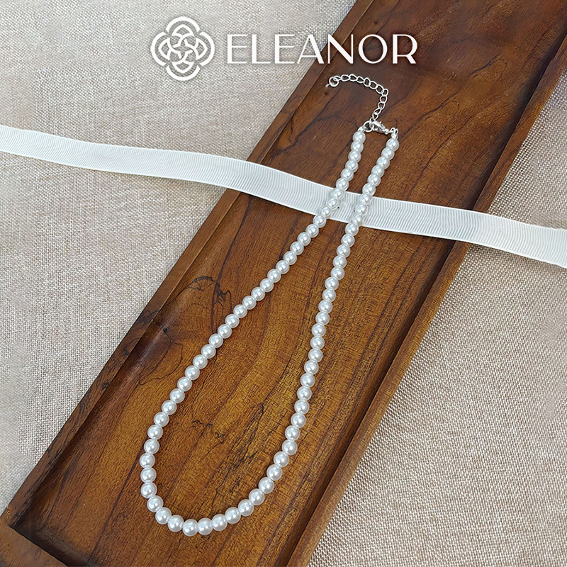 Dây chuyền nữ ngọc trai nhân tạo Eleanor Accessories dạng chuỗi hạt phụ kiện trang sức 6037