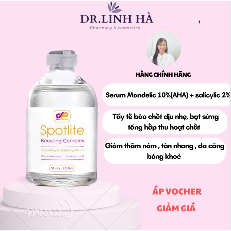 Tẩy tế bào chết hoá học AHA spotlite hỗ trợ giảm nám sáng mịn da