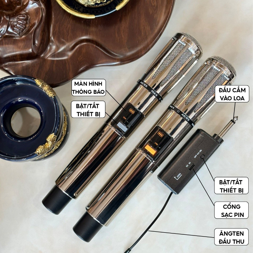 CẶP ĐÔI Loa BO.SE S1 pro 150W Mixer 3 Kênh, Bluetooth, AUX, Hệ Thống PA All-In-One - Micro Không Dây AK95