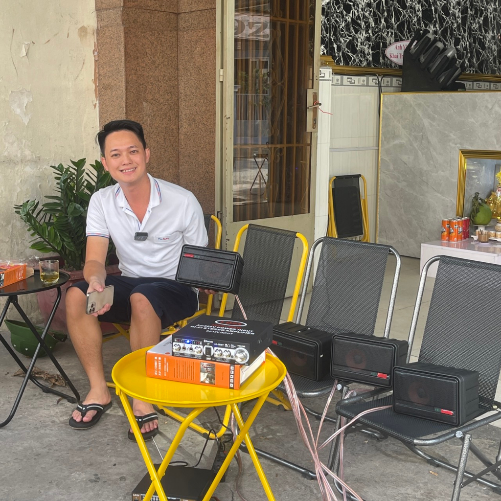 Combo Dàn Karaoke Loa 151, Amply 128BT + 10m Dây Loa Dùng Cho Quán Ăn, Nhà Hàng, Cafe..., Âm Thanh Chất Lượng