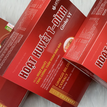 (CHÍNH HÃNG) Hoạt huyết T-Đình, tăng cường tuần hoàn não, giúp bổ não, hộp 60 viên