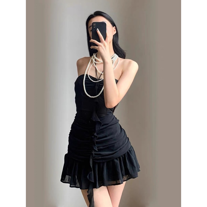 Váy body xuyên thấu phần eo dành cho nữ