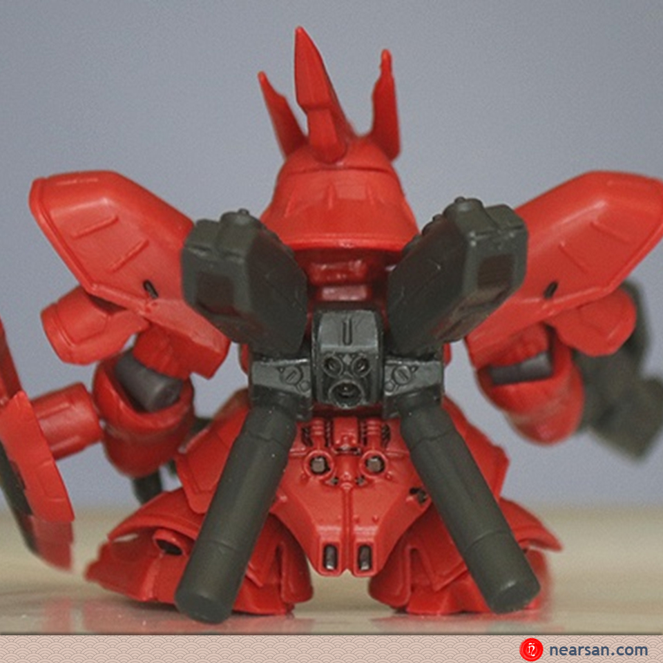 Sazabi gundam mô hình sd gashapon senshi forte 09 bandai 9
