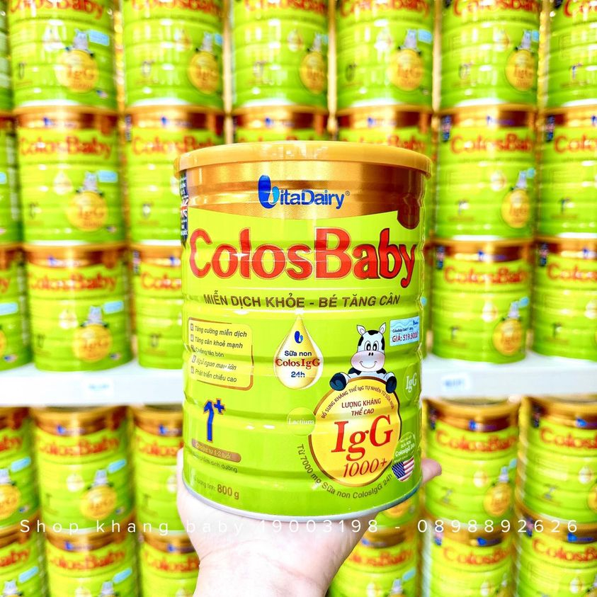 Sữa ColosBaby Gold Số 0,1,2 Hộp 800g - Shop Khang Baby