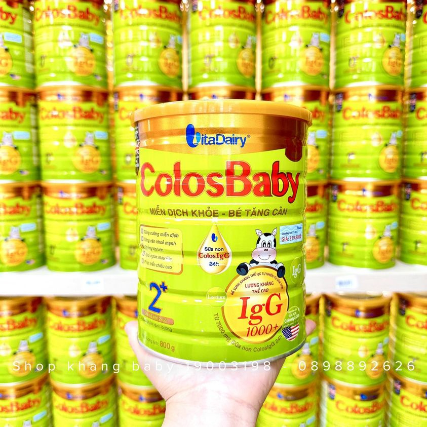 Sữa ColosBaby Gold Số 0,1,2 Hộp 800g - Shop Khang Baby