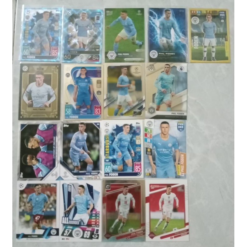Thẻ cầu thủ De Bruyne - Haaland - Foden - Grealish