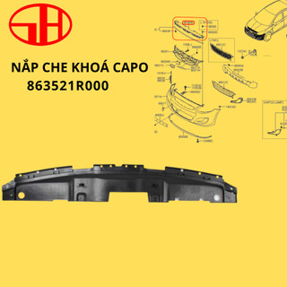 Ốp nhựa che khóa capo cho xe ô tô accent 2011-2016
