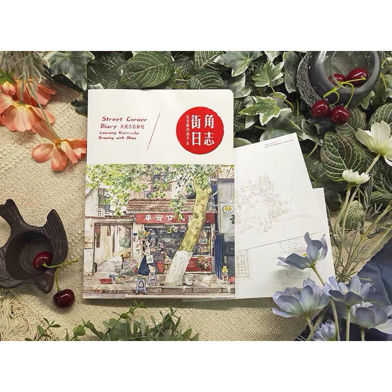 Artbook Dạy Vẽ Màu Nước Street Conner Diary