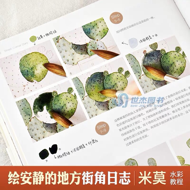 Artbook Dạy Vẽ Màu Nước Street Conner Diary