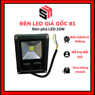 Đèn pha led 10w ánh sáng trắng và ánh sáng vàng chất lượng cao