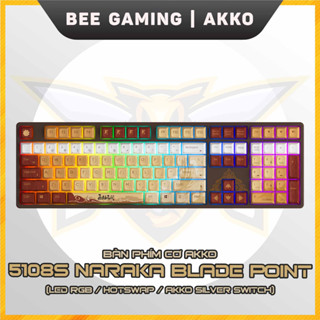 Bàn phím cơ AKKO 5108S Naraka Blade Point (RGB / Hotswap / Silver switch - Hàng chính hãng)