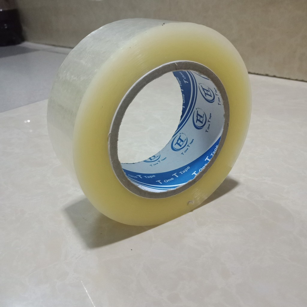 Băng keo trong 200yard dính siêu chắc chắn, dùng đóng gói thùng, đóng gói hàng hóa